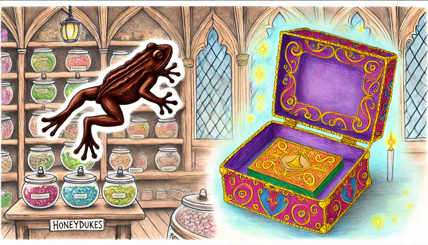 Honeydukes' chocolate frog