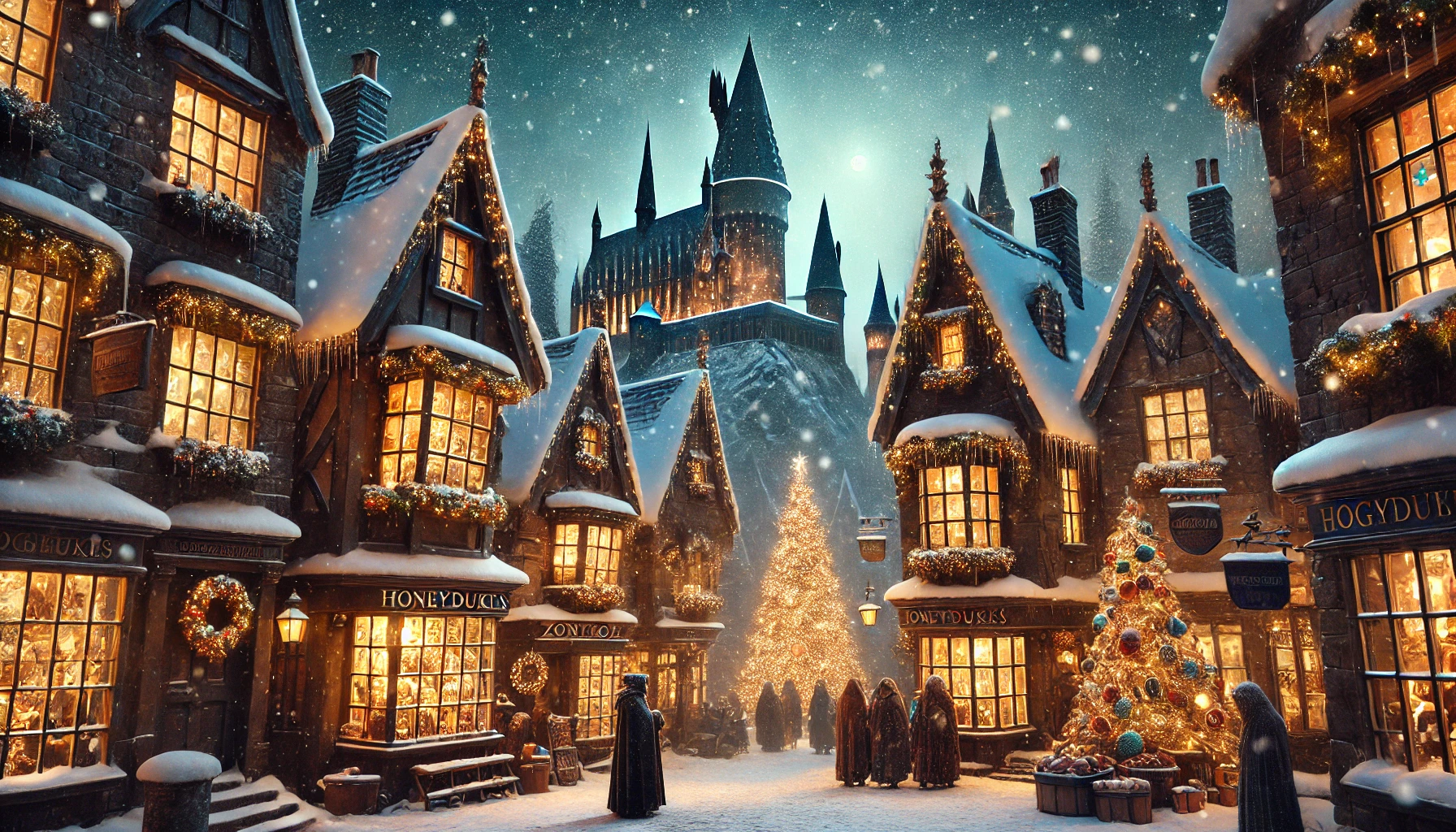 Hogsmeade at Christmas time