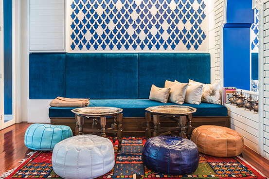 Colorful, oriental design